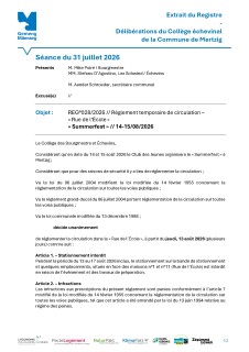 14/08/2026 - REG°028 - Summerfest (Rue de l'École)