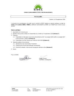 12.10.2026 - SIDEC - Comité