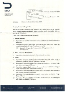 24.09.2026 - SIDEN - Comité